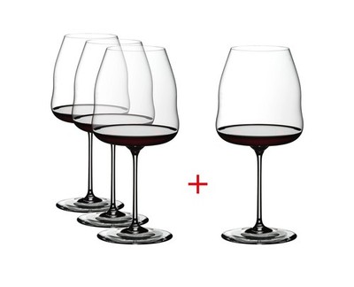 Riedel Winewings Pinot Noir/Nebbiolo Wine Glass, Buy 3 Get 4