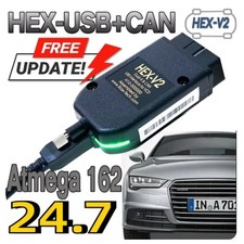 OBD2 VCDS Cable HEX V2 24.5 USB Interface For...
