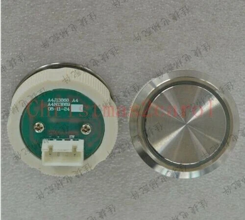 10PCS/lot NEW OEM Elevator Push Button A4J13868 A4 A4N13869 Blue Light DC24V - Image 2 of 4