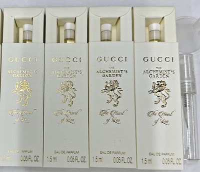 4-Gucci The Alchemist s Garden The Heart of Leo   .05oz 1.5ml/FREE TRAVEL SPRAY