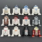 LEGO Star Wars Astromech Droid Lot R2-D2 R4 R5 R-Series 12 Genuine Minifigure