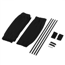 2 X Car Window Curtain Adjustable Drape For Privacy Inside Vehicle