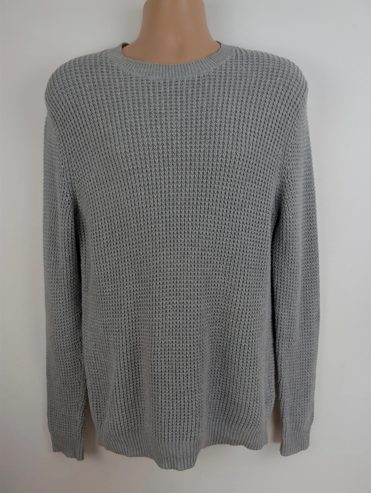Men's Nigel Hall jumper Alpaca blend knitted crew neck. Medium. DN3972