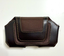 Brown/Black Belt Case Pouch w/ Belt Loop.