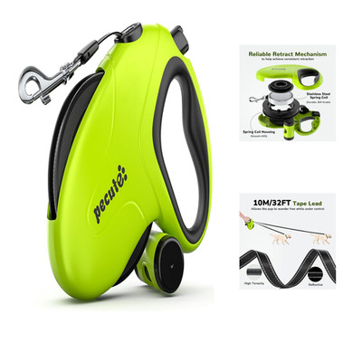 Pecute Dog Lead 10 m 360 Tangle-Free Retractable Leash Non-Slip