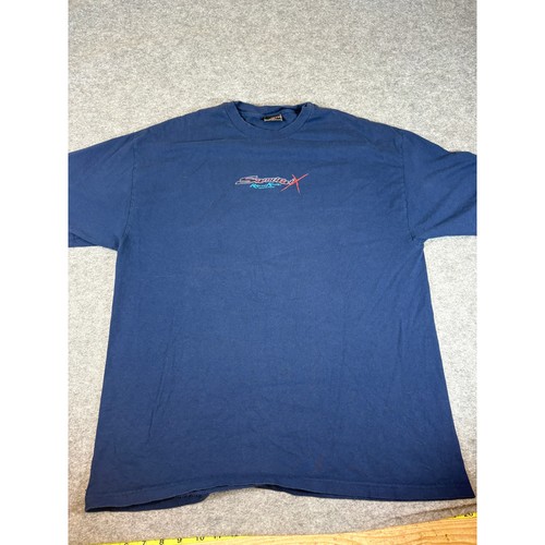 VINTAGE Samurai X Rurouni Kenshin Shirt Mens XL Blue Graphic Anime 90s ODM Tee - Picture 2 of 9
