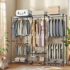 Heavy Duty Garment Rack Large Clothes Rack Fr...
