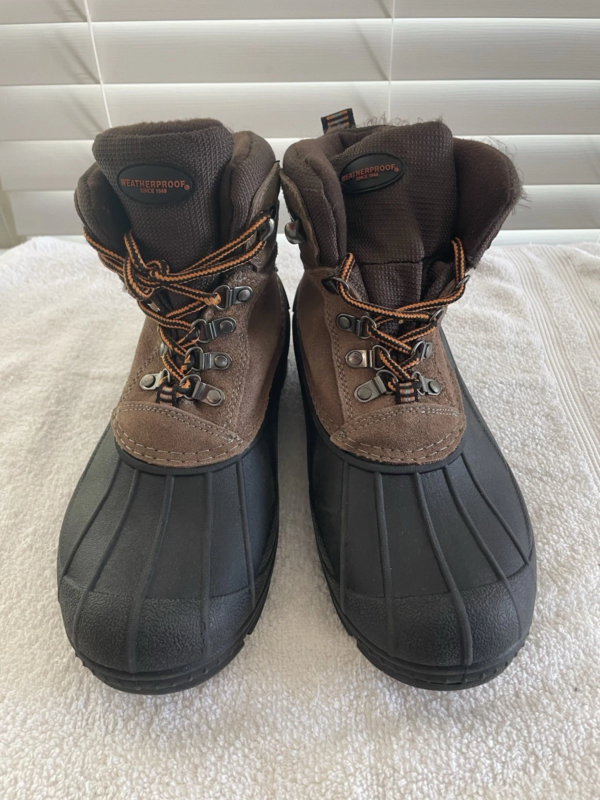 Weatherproof Men’s Hiking Boots Leather/Suede Alpine 2 Sz 8M Thinsulate