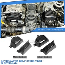 Copri Cinghia Alternatore Per Subaru BRZ Toyota GT86 2013-2020 Fibra di Carbonio Lucido