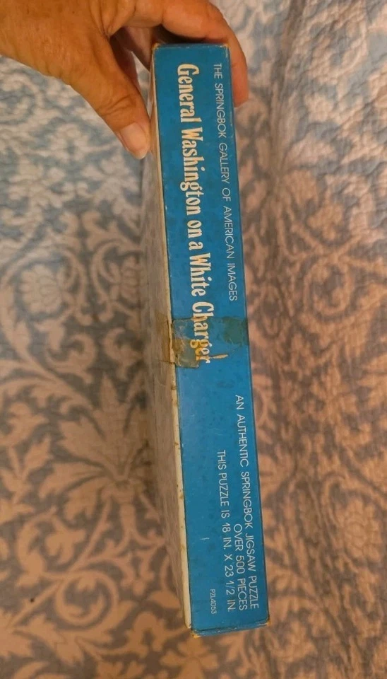 Springbok General George Washington On A White Charger Jigsaw Puzzle 1975 Rare - Image 3 of 3