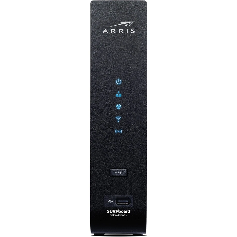 ARRIS SURFboard SBG7400AC2 DOCSIS 3 Cable Modem Router Certified Refurbished