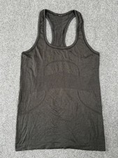 Lululemon Swiftly Tech Tank Top Womens 6 Gray Racerback Active Yoga Workout