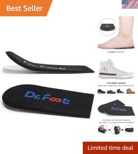 s Adjustable Orthopedic Heel Lift Inserts, Height Increase Insole for Leg Len...