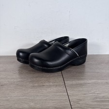 Dansko - Black Leather Professional Clog - Women's EU 40 Wide US 9.5-10 Wide