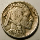 1934 D Buffalo Nickel VG - F   Actual Coin Pictured- Not Chemically Treated
