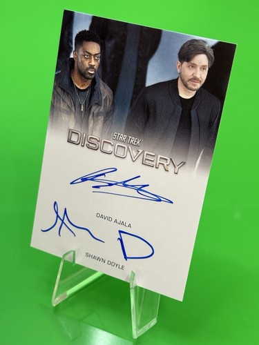 π«2024 Star Trek Discovery Season 5 David Ajala and Shawn Doyle Dual Auto!!!π« - Picture 2 of 16