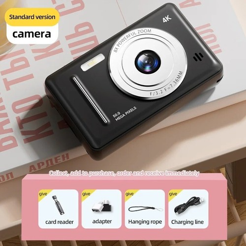 Dual Screen Digital 4K Camera Autofocus Compact