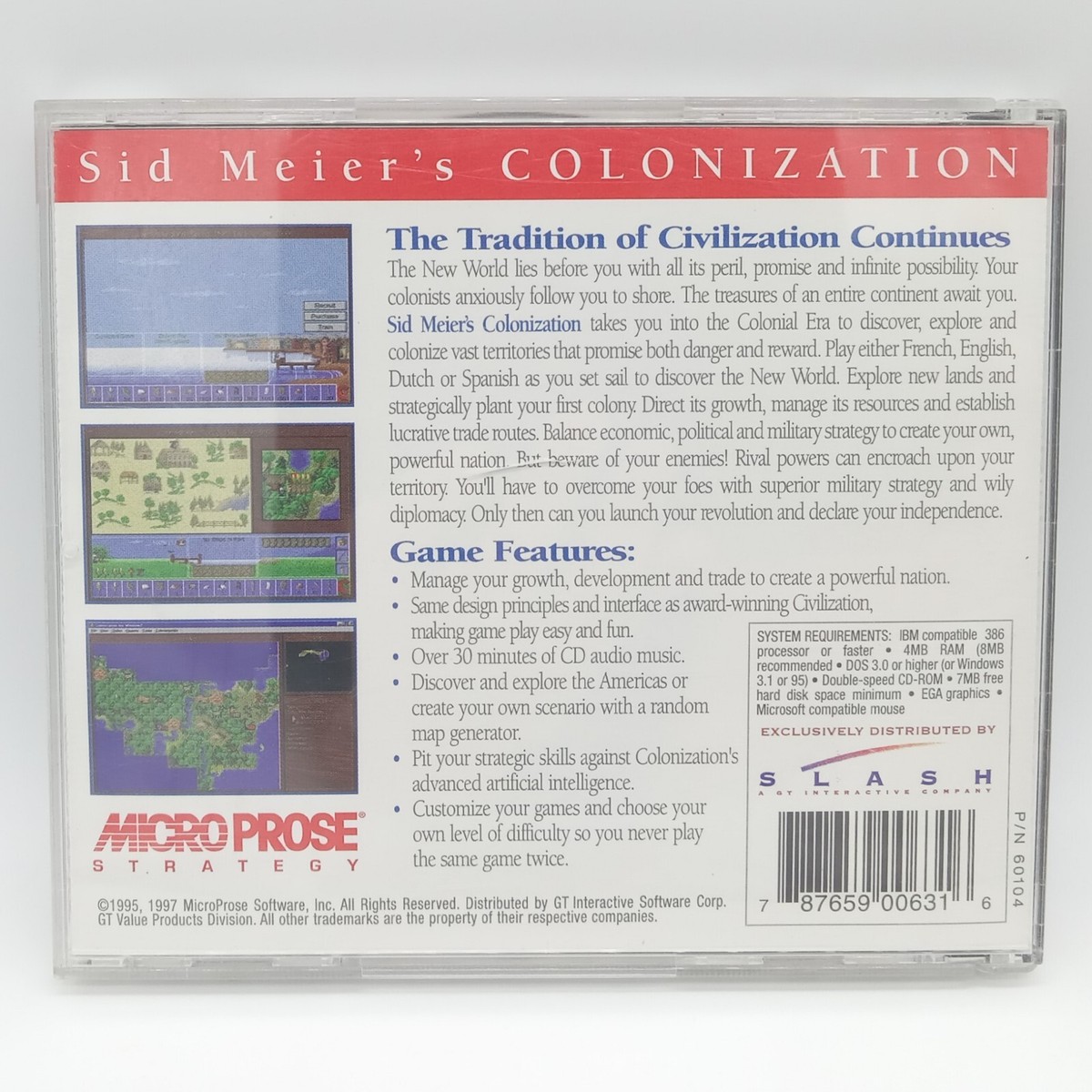 Sid Meier's Colonization: Create A New Nation CD-ROM PC Game | eBay