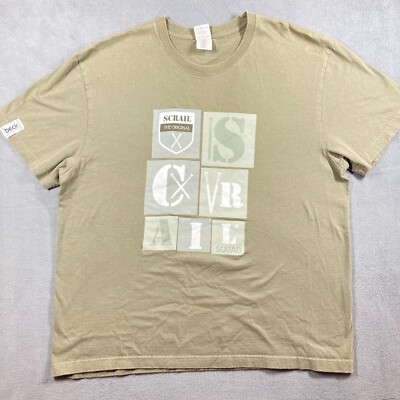 Stedman Scrail Squad the original t shirt tan size XL comfrot T
