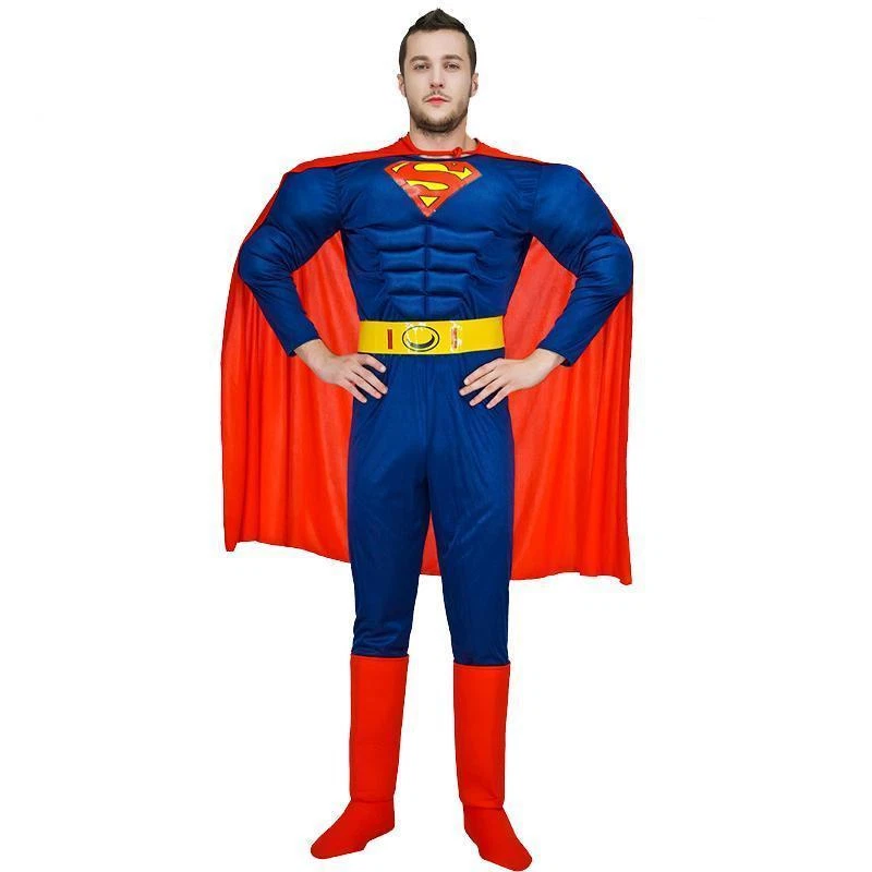 costumi carnevale supereroi completi vestiti adulti Superman Batman copia  Mascot