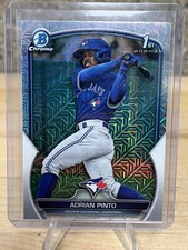 Adrian Pinto 2023 Bowman 1st Mega Mojo Refractor Toronto Blue Jays BCP-250
