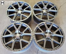 Porsche Cayenne Custom Wheels Rims For A 20 Inch 5x130 Matte Silver Set Of 4