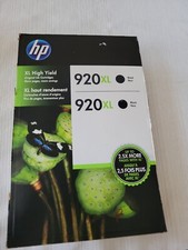 HP 920XL (CD975AN) Black Ink Cartridges set of 2
