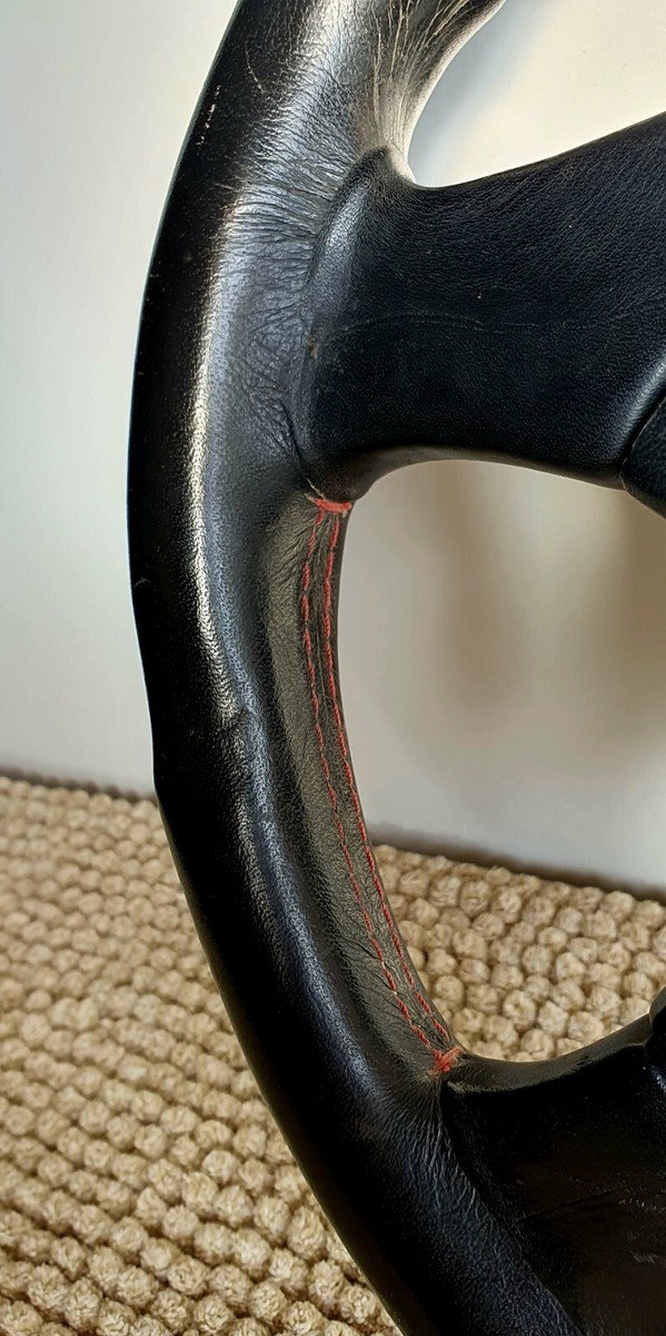 クラブ Momo MOMO Honda Access F 1 RARE Leather Steering Wheel EE9 EG6