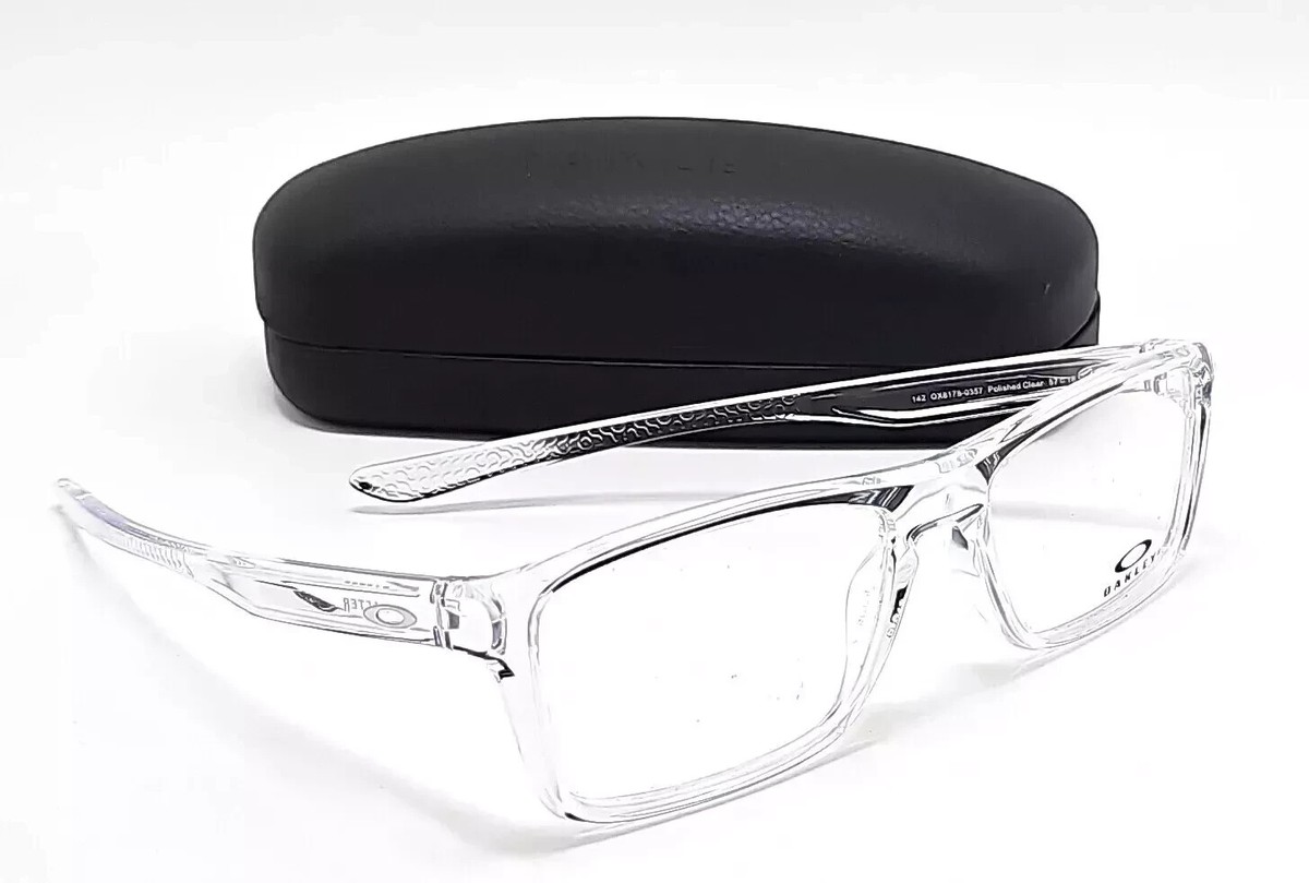 Oakley Rafter OX8178-0357 Polished Clear Square Eyeglass Frames 57