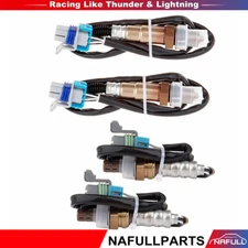 4pcs Front & Rear O2 02 Oxygen Sensor 02 O2 For 2002 GMC Sierra 2500/3500 6.0L