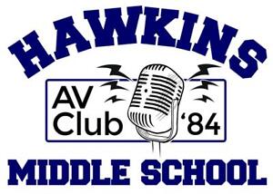 Sticker Hawkins Middle School Av Club Bumper Sticker