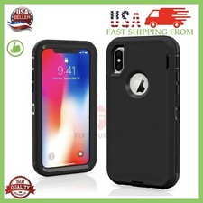 For iPhone 6 7 8 X XS Max XR 11 12 13 Pro Mini Plus SE Shockproof Defender Case