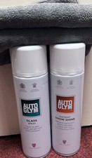 Image of Autoglym Instant Show Shine & AutoGlym Glass Spray & 2 x Microfibre Cloths 450ml