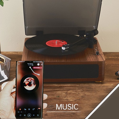 MIDDIX HIFI Record Player Vinyl Turntable with Built-in Bluetooth Receiver - Picture 1 of 15