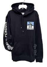 Original Penguin Men's Pete Fleece Hoodie Pullover in True Black SZ. M NWT