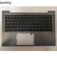 New for HP ZBOOK Firefly 14 G7 G8 Palmrest backlight keyboard M36447-001 Gray