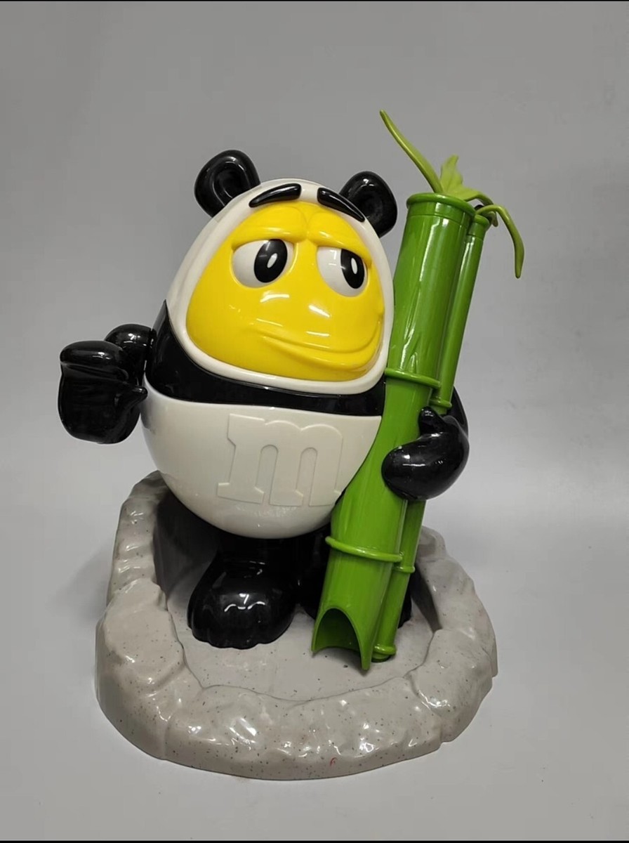 rare 2015 China M&M's m&m's candy panda DISPENSER used condition