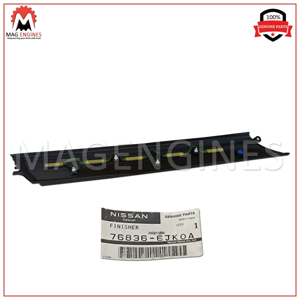 76836-6JK0A GENUINO FABRICANTE DE EQUIPOS ORIGINALES - PILAR DELANTERO DERECHO INFINITI QX56 QX80 768366JK0A Foto 3 de 3