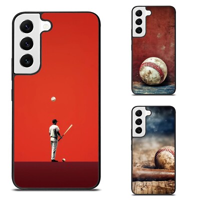 Plastic Case For Samsung Galaxy Z Fold Flip 3 4 5 6 baseball ball