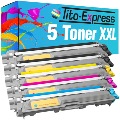 5 Toner XXL für Brother TN-242 TN-246 HL-3152 CDW HL-3172 CDW MFC-9142 CDN