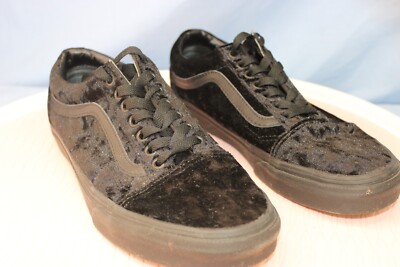 Vans Off The Wall black suede sneakers Men\'s 8 Women\'s 9.5, never worn Never Worn Vans Old Skool V Suede Canvas Shoe US Men... | Depop main image 3
