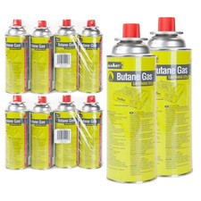 Butane Gas Cartridge For Portable Camping Stoves Canisters 227g Multi Packs