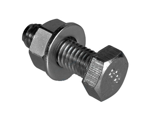 Set - M8 x 30mm Hex Bolt, Nut & Washer (Galvanised) x 100 Quantity