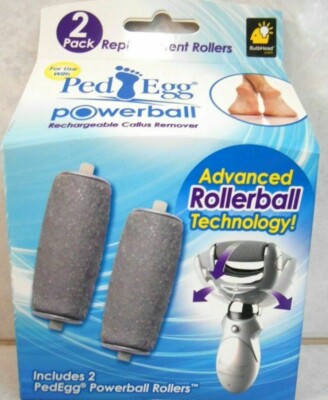 Ped Egg Power Ball Rechargeable Calluses Remover Extra Roller - Foto 7