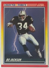 1990 Score Ground Force #330 Bo Jackson  F3