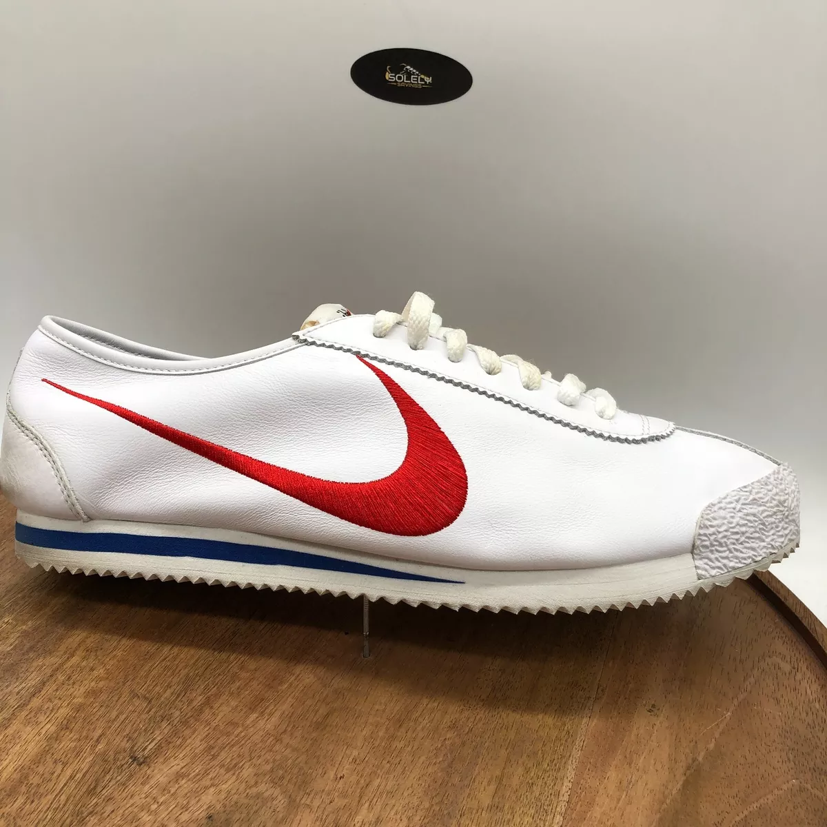 Nike Cortez 72 Shoe Dog OG Size 13 Slim Swoosh White Shoes Sneakers CJ2586-100