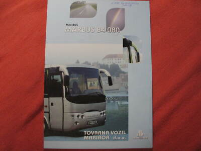 Marbus B4 080 bus  brochure prospekt Slovenia