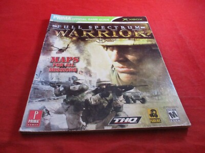 Full Spectrum Warrior Microsoft XBox Strategy Guide Player's Hint Book #H1
