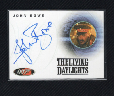 Die komplette James Bond Autogrammkarte A58 John Bowe als Colonel Feyador