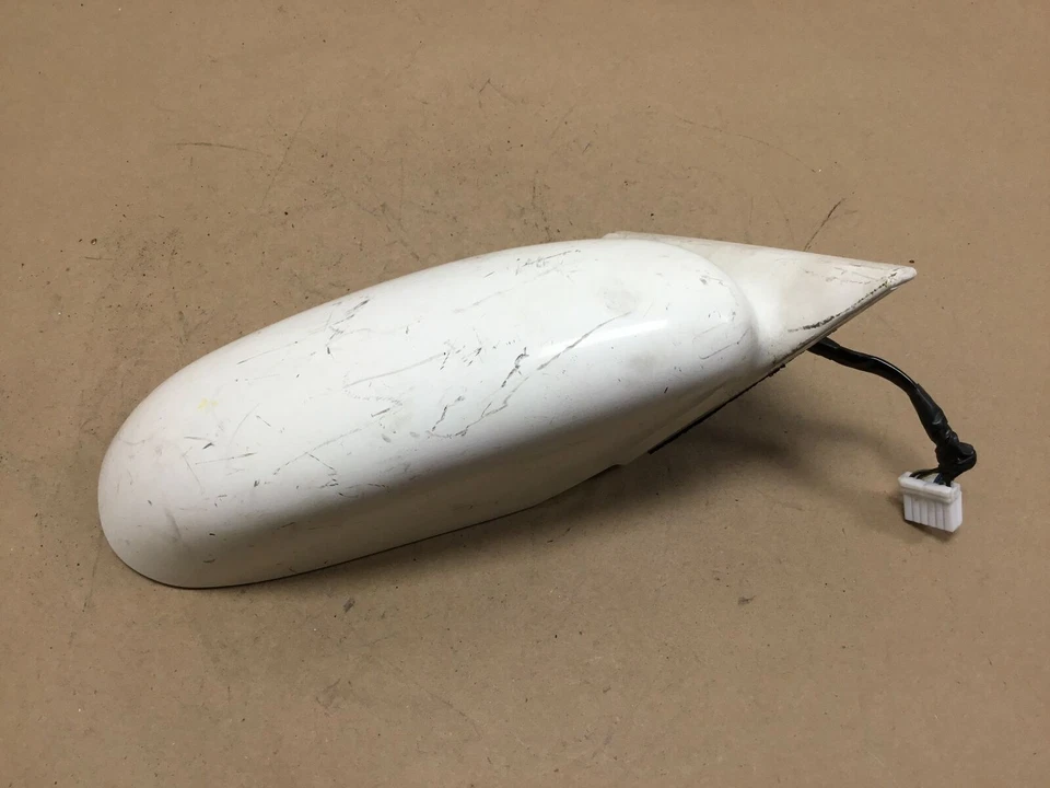 1990 1994 年三菱 ECLIPSE 右乘客侧视图镜面折叠白色原始设备制造商 + — 第 4/4 张图片